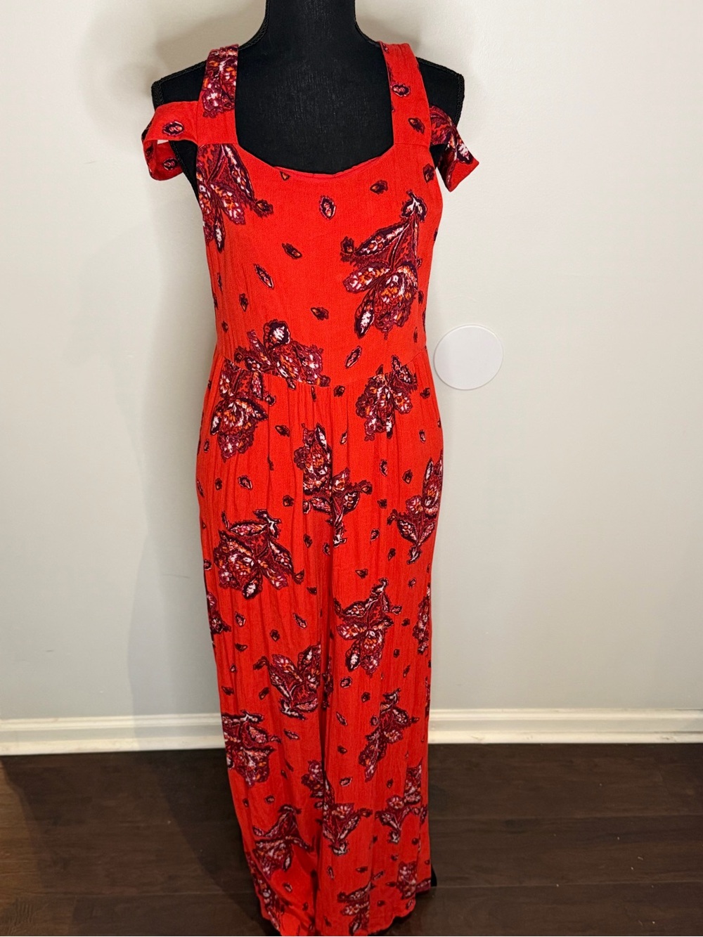 Free People, Retro Love You Love Me Jumpsuit, Size 6 - Picture 9 of 15